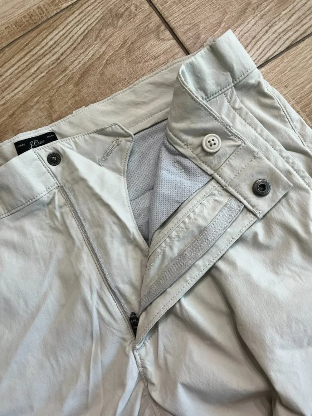 Mens J. Crew Tan 484 Slim Stretch Pants - 31x30